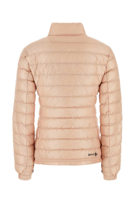 MONCLER GRENOBLE Light Pink Stretch Nylon Down Jacket