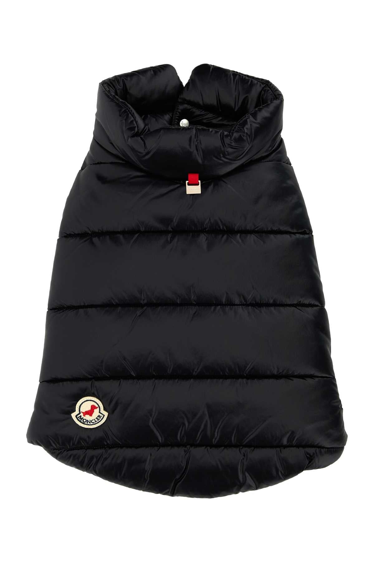 MONCLER Mini Black Nylon Padded Dog Jacket