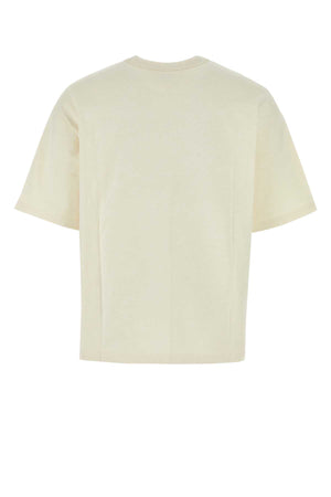 BOTTEGA VENETA Classic Ivory Cotton T-Shirt for Men