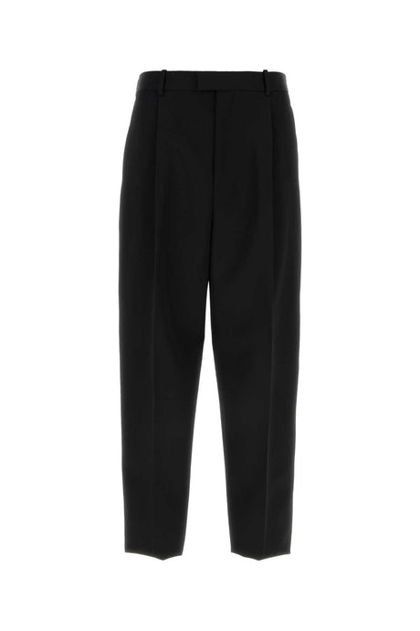 BOTTEGA VENETA Stylish Black Wool Pants for Men