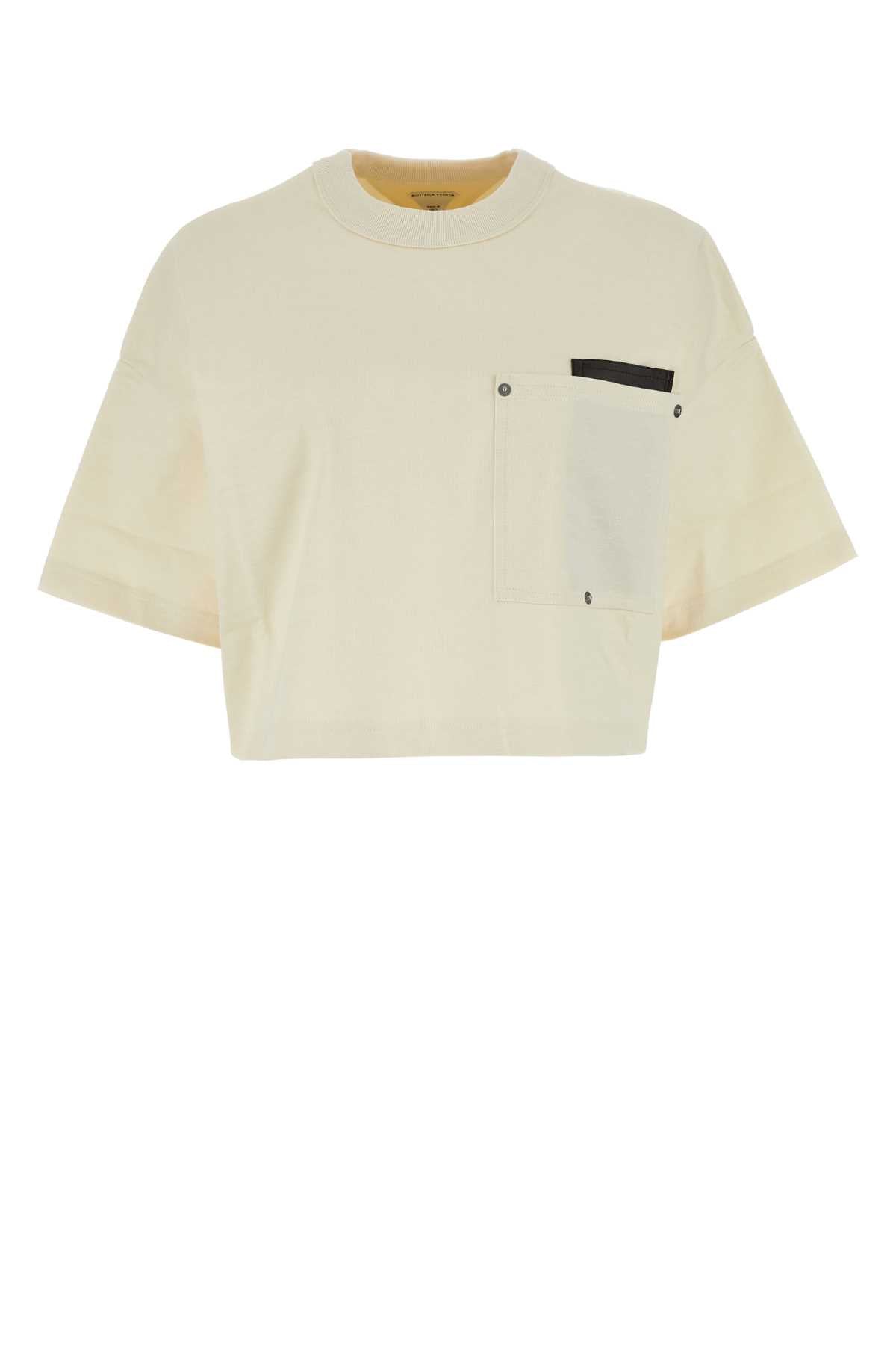 BOTTEGA VENETA Ivory Cotton Leash T-Shirt