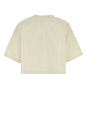 BOTTEGA VENETA Ivory Cotton Leash T-Shirt