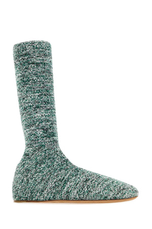 BOTTEGA VENETA Multicolor Wool Blend Ankle Boots