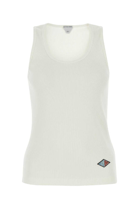 BOTTEGA VENETA Stretch Cotton Tank Top for Women