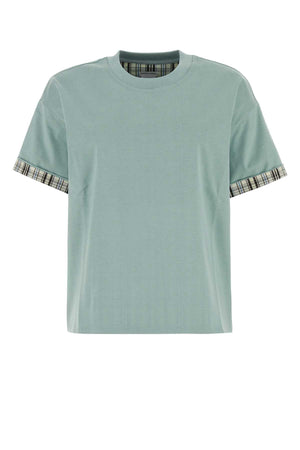 BOTTEGA VENETA Cotton T-Shirt for Women - Light Blue