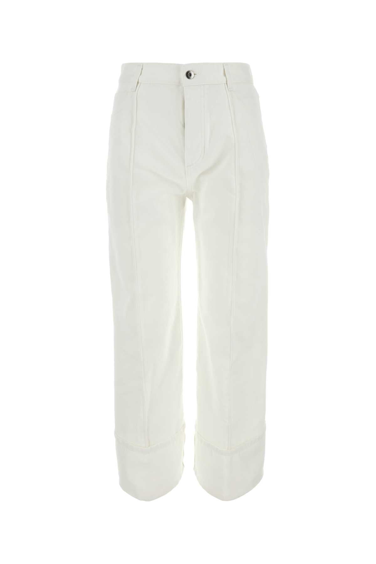 BOTTEGA VENETA Classic White Denim Jeans for Women