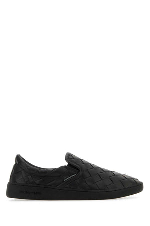 BOTTEGA VENETA Chic Black Leather Slip-Ons for Women