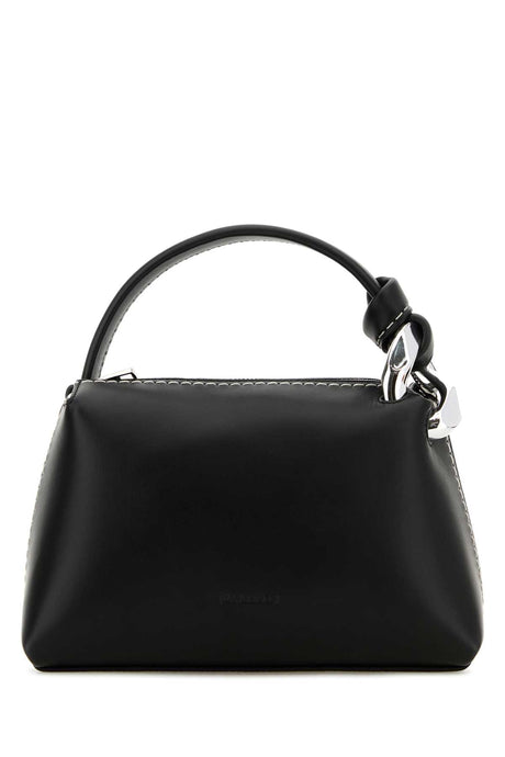 JW ANDERSON Mini Black Leather Corner Handbag