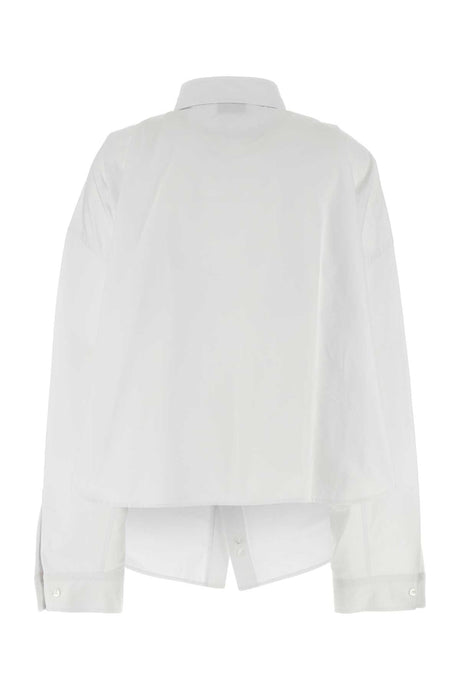 BALENCIAGA Oversized Poplin Shirt for Women