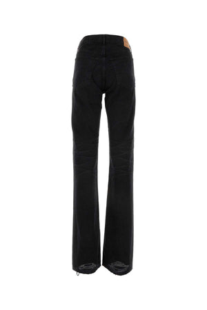 BALENCIAGA Chic Black Denim Jeans for Women