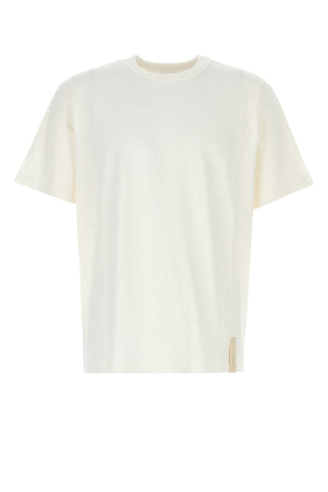 BOTTEGA VENETA Men's Classic White Cotton T-Shirt