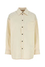 BOTTEGA VENETA Oversized Melange Poplin Shirt