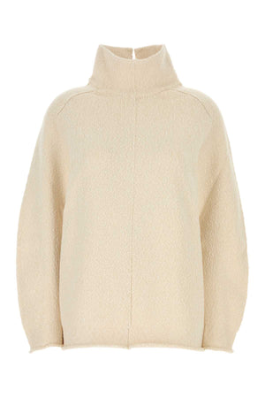 BOTTEGA VENETA Knit White Cotton Sweatshirt