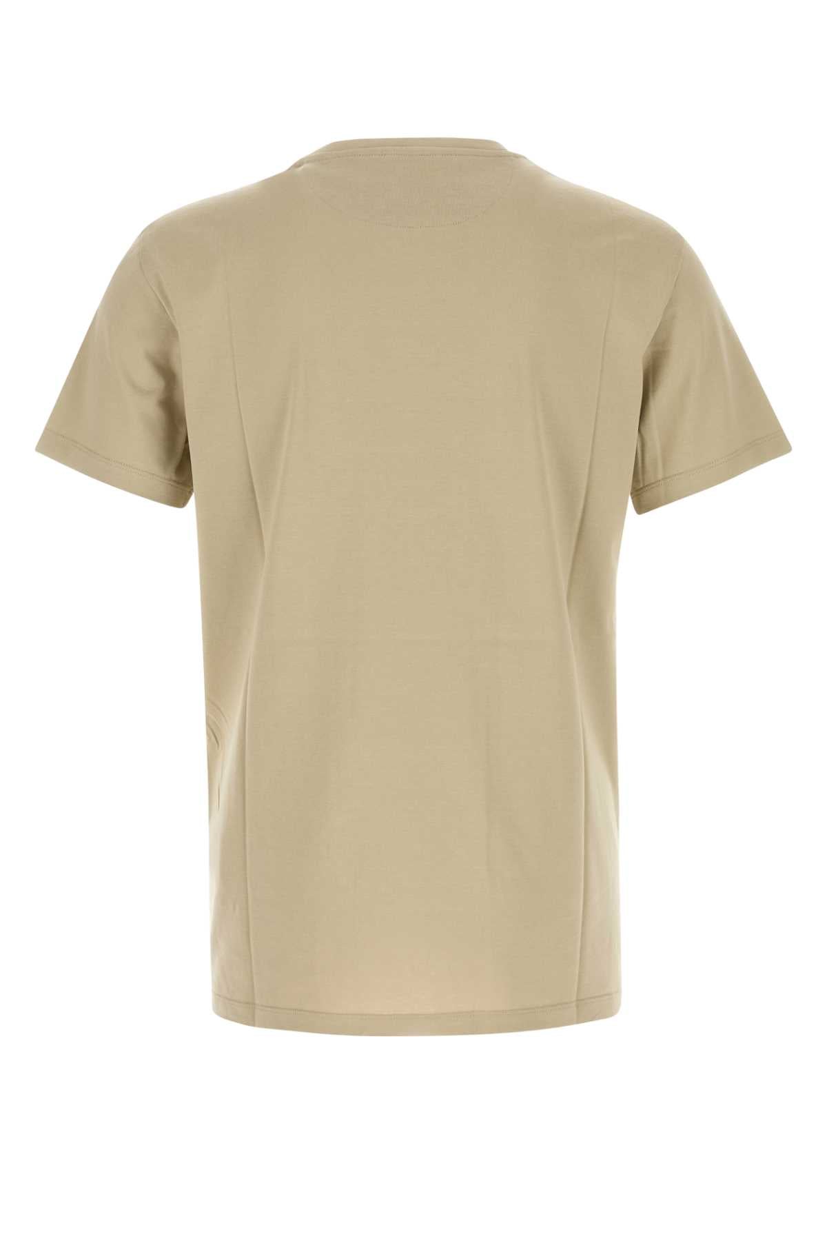 FENDI Classic Beige Cotton T-Shirt