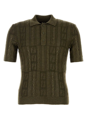 FENDI Stylish Wool Polo Shirt for Men