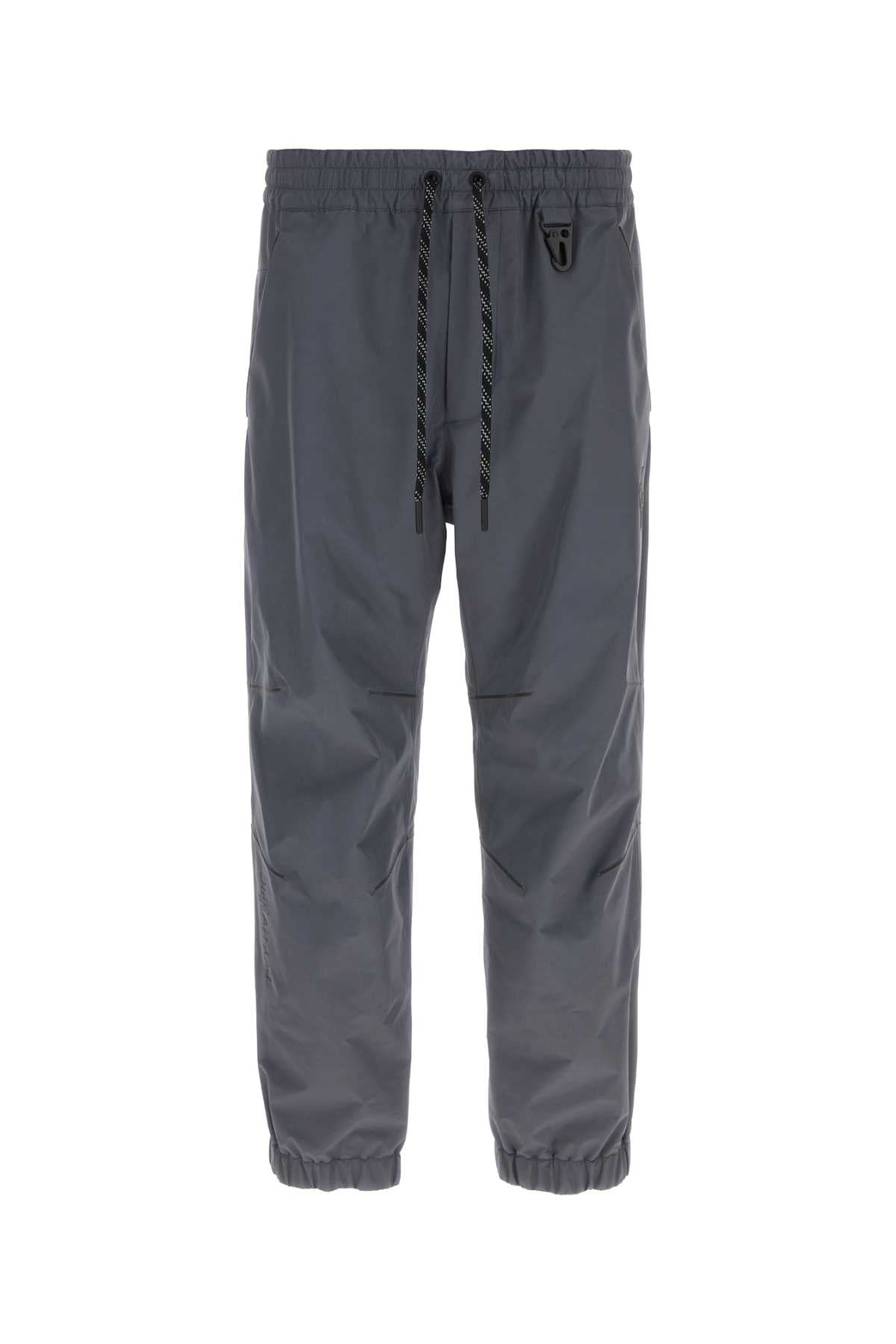 MONCLER GRENOBLE Dark Grey Padded Joggers for Men