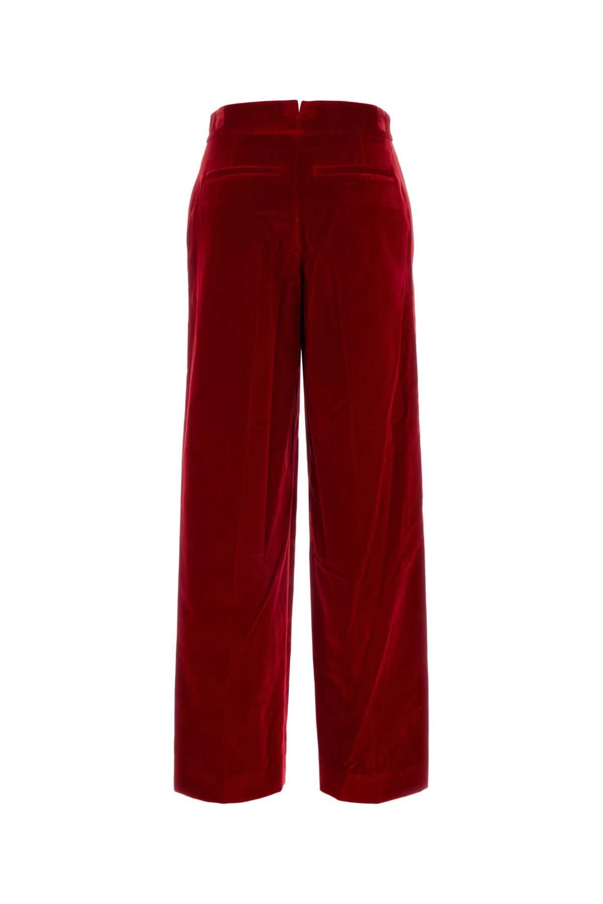 JW ANDERSON Opulent Velvet Wide-Leg Pants for Women