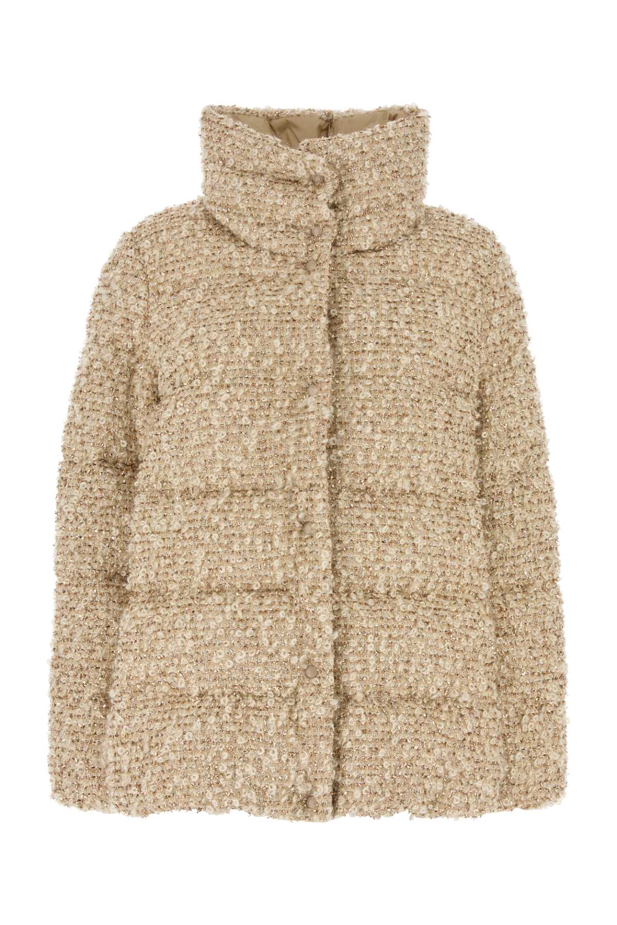 MONCLER Embellished Mohair Blend Down Jacket - Cochevisse Style for Women