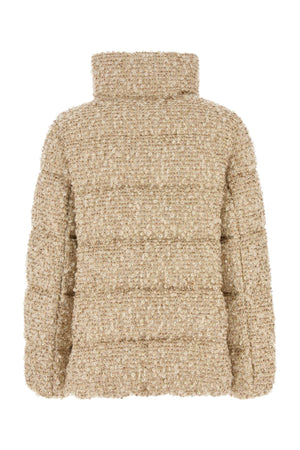 MONCLER Embellished Mohair Blend Down Jacket - Cochevisse Style for Women