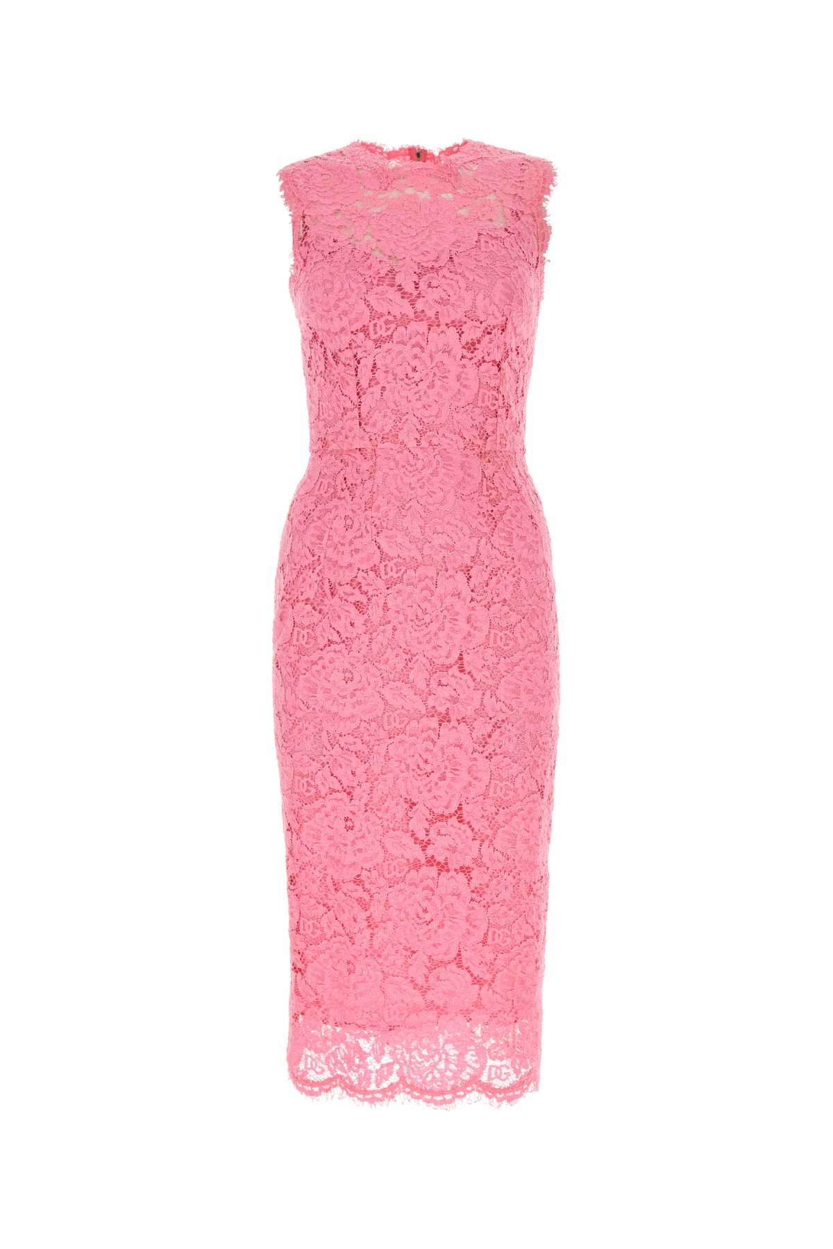 DOLCE & GABBANA Stretch Lace Mini Dress for Women