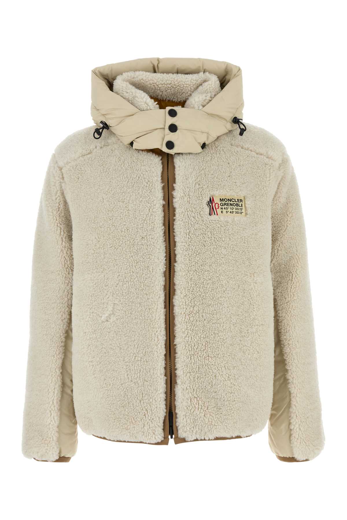 MONCLER GRENOBLE Ivory Teddy Wengi Reversible Down Jacket