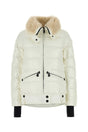 MONCLER GRENOBLE White Nylon Arabba Down Jacket - Women's Outerwear