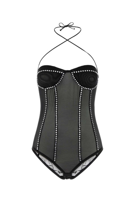 OSEREE Stretch Mesh Bodysuit