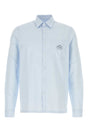 PRADA Pastel Light Blue Poplin Mini Shirt