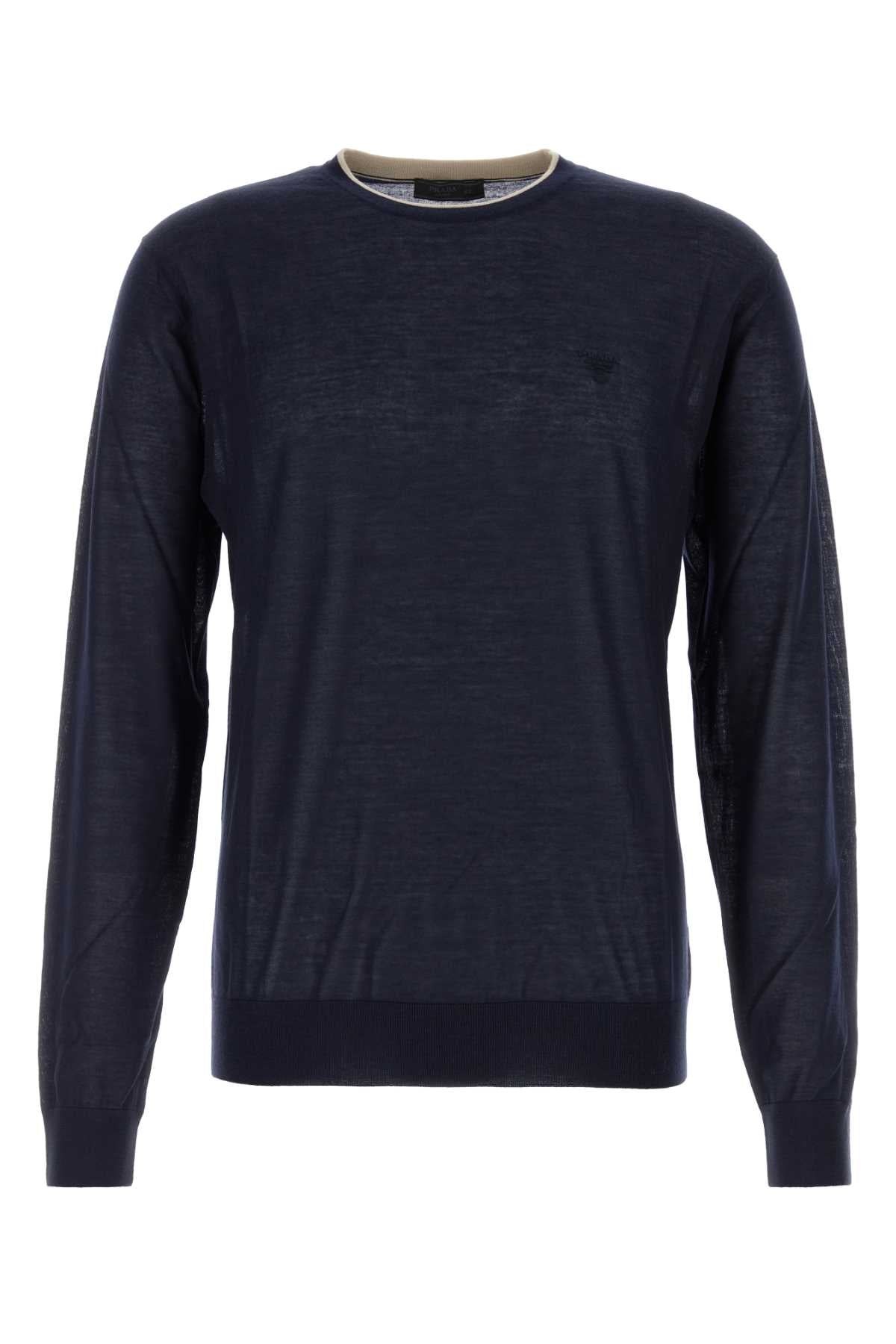 PRADA Cashmere Blend Sweater for Men - Cozy Knitwear