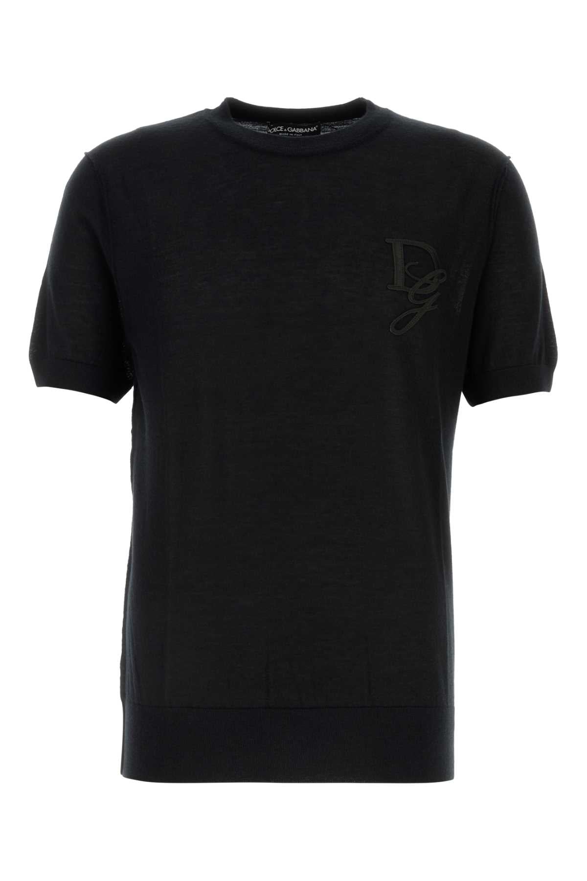 DOLCE & GABBANA Luxurious Cashmere T-Shirt for Men