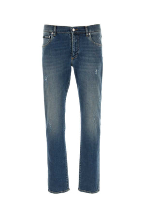 DOLCE & GABBANA Stretch Denim Jeans for Men - Perfect Fit