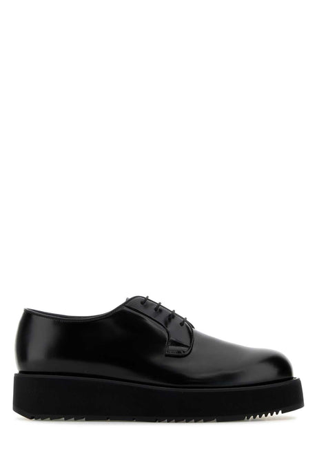 PRADA Classic Lace-Up Leather Shoes for Men