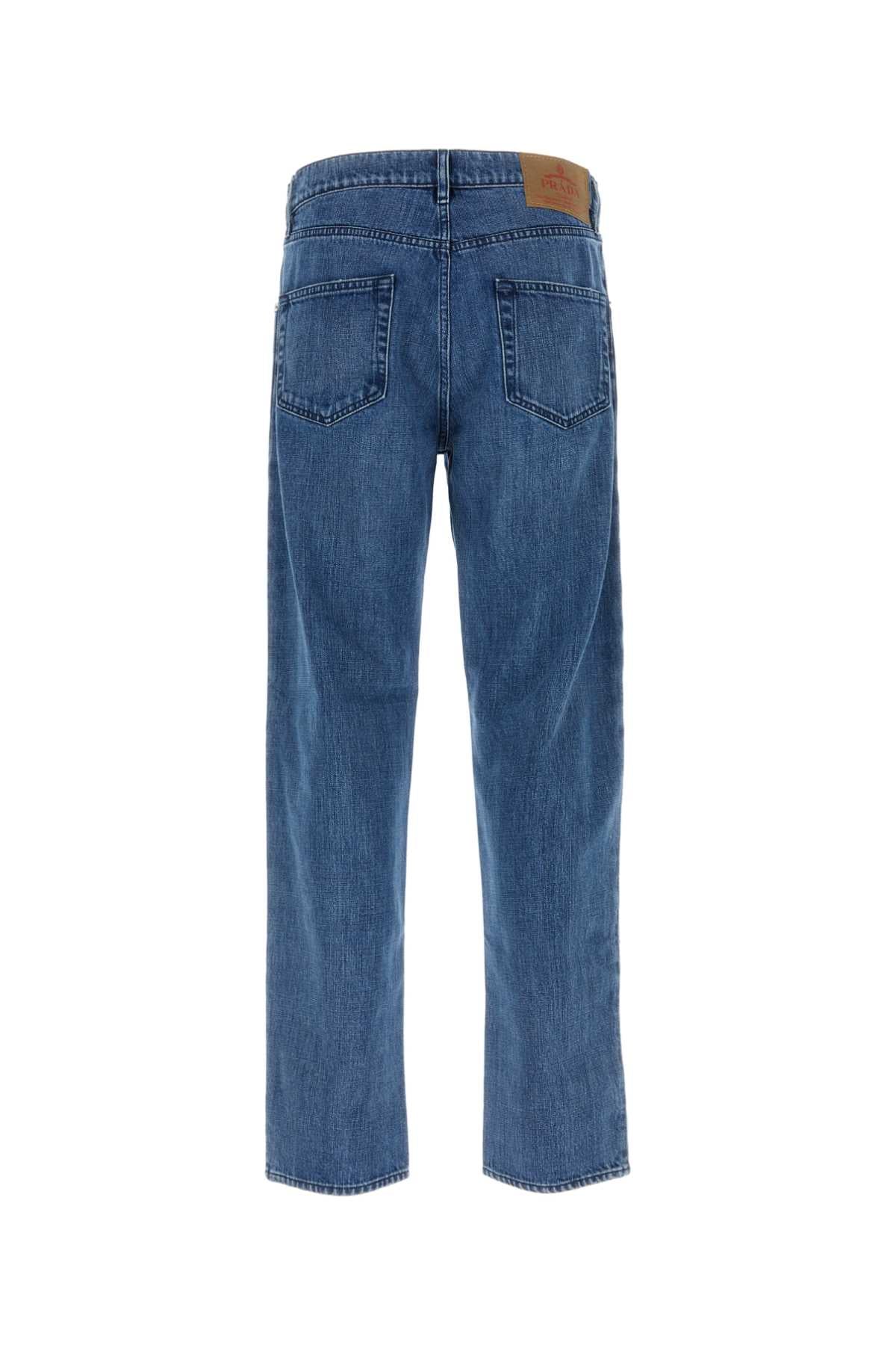 PRADA Light Blue Denim Jeans for Men - 24W