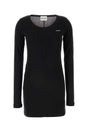 MIU MIU Chic Black Mini T-Shirt Dress for Women