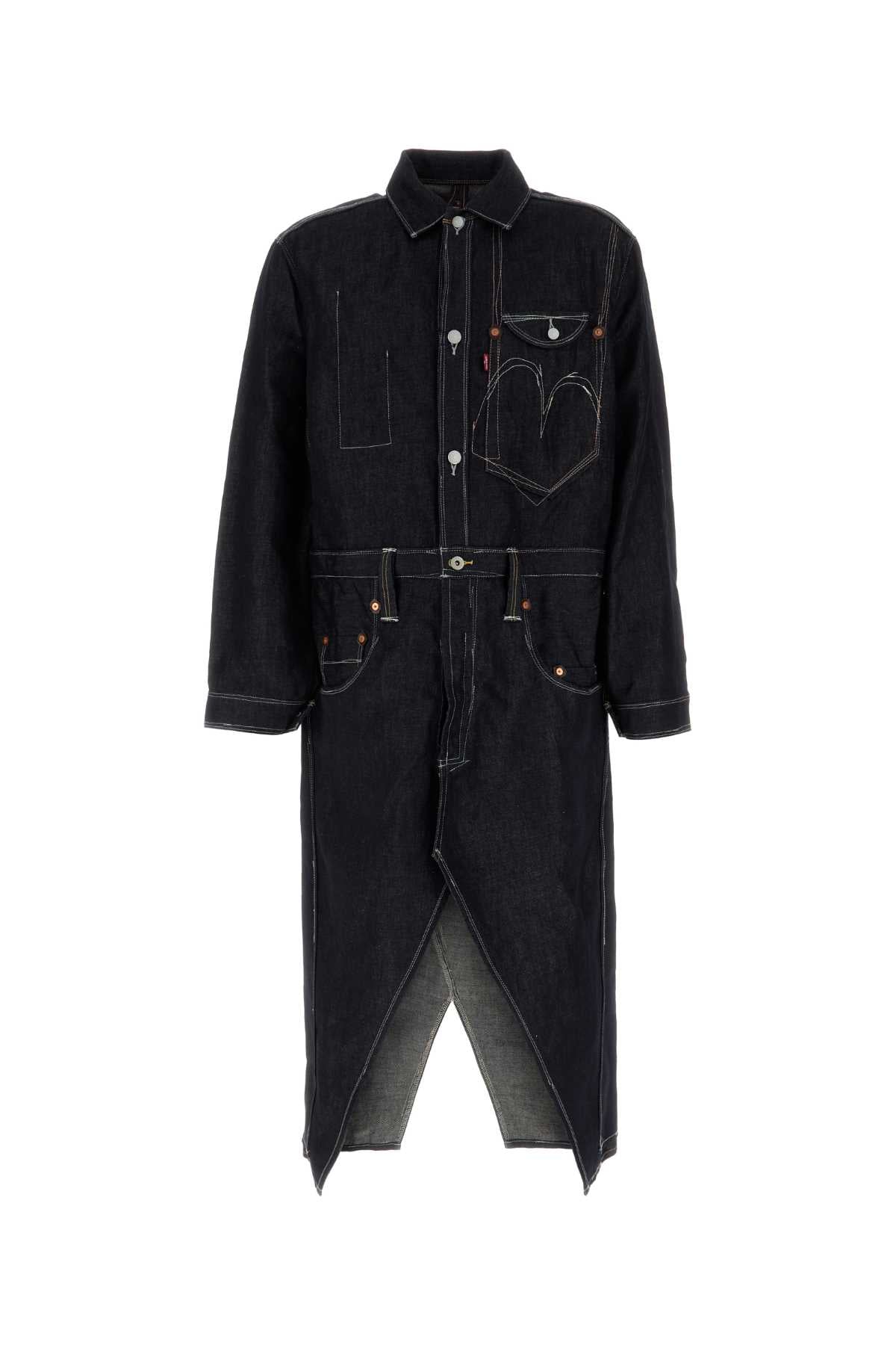 JUNYA WATANABE Men's Denim Jacket with Distinctive Design