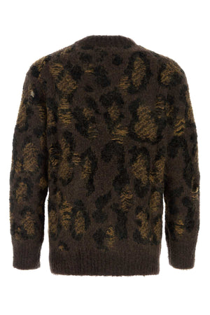 JUNYA WATANABE Embroidered Wool Blend Sweater for Men