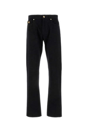 VERSACE Classic Black Denim Jeans for Men