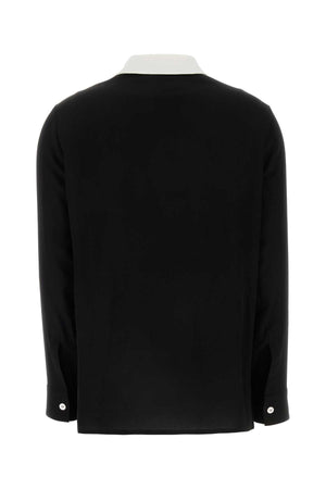 VERSACE Elegant Black Crepe Shirt for Women