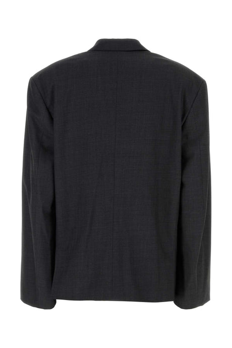 PHILOSOPHY DI LORENZO SERAFINI Graphite Stretch T-Shirt Blazer for Women