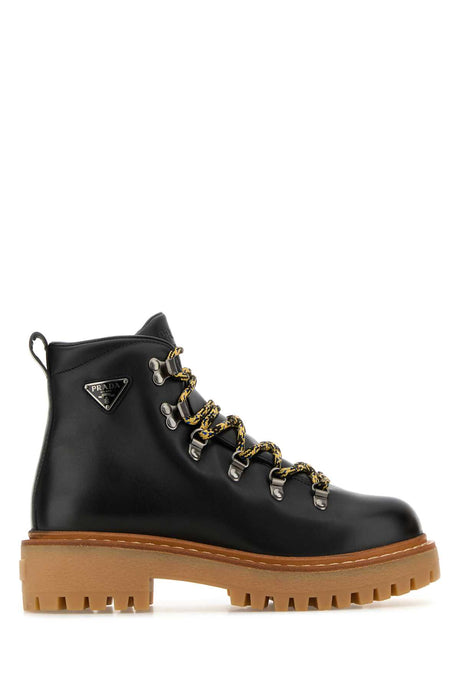 PRADA Chic Leather Ankle Boots for Women