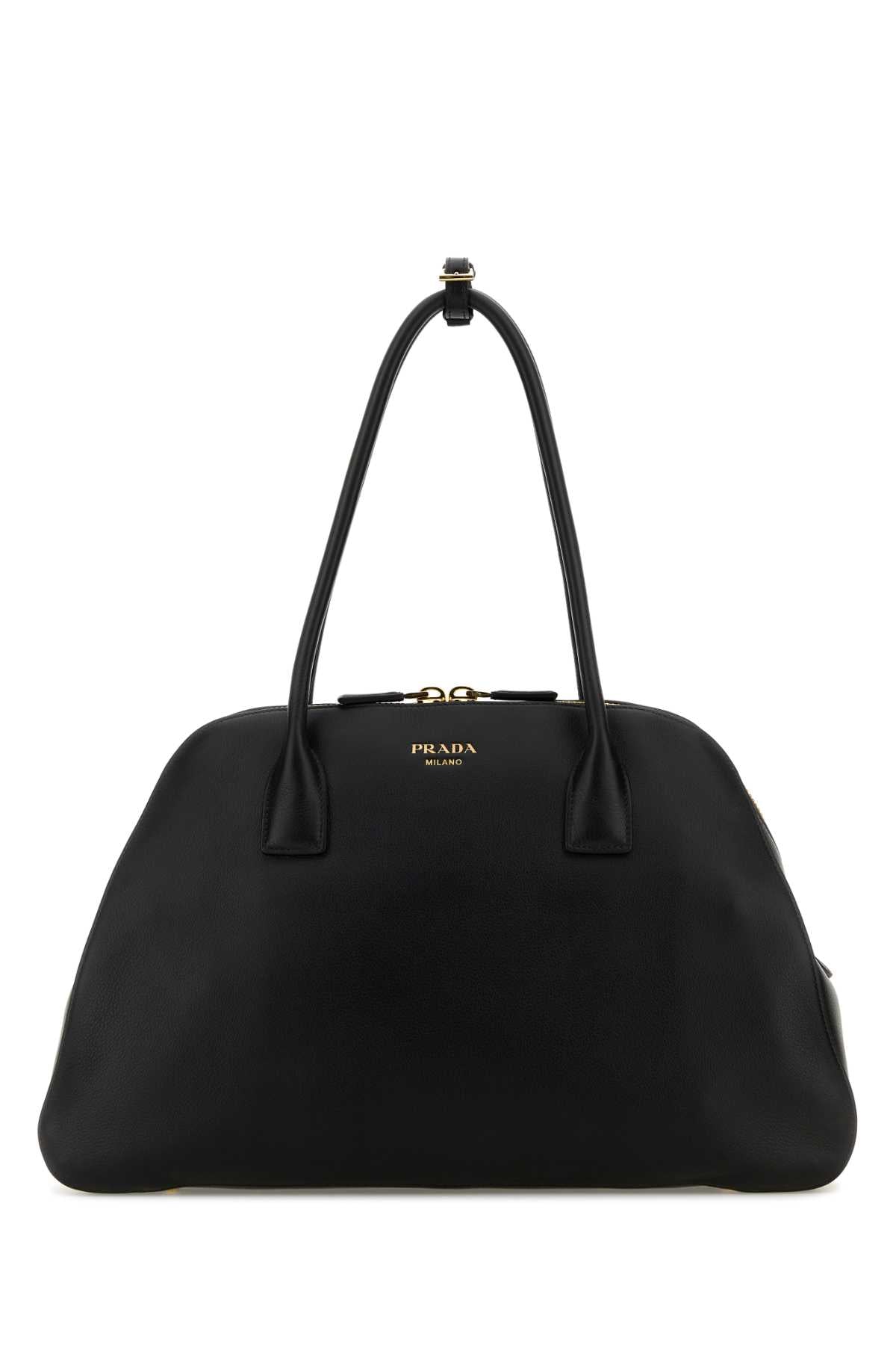 PRADA Medium Leather Shopping Handbag - Chic Black Design