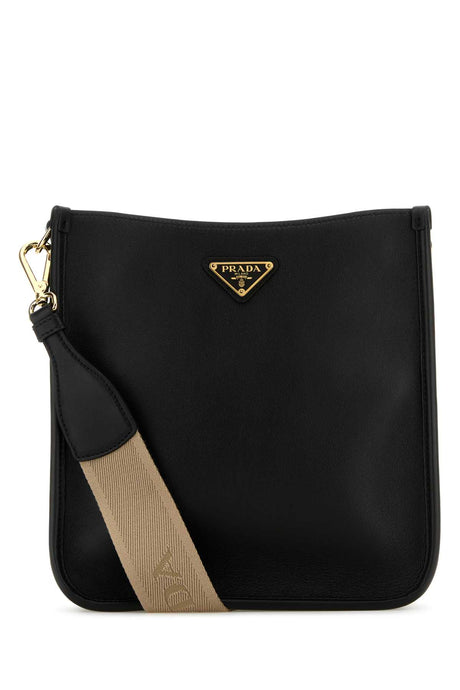 PRADA Mini Black Leather Crossbody Handbag