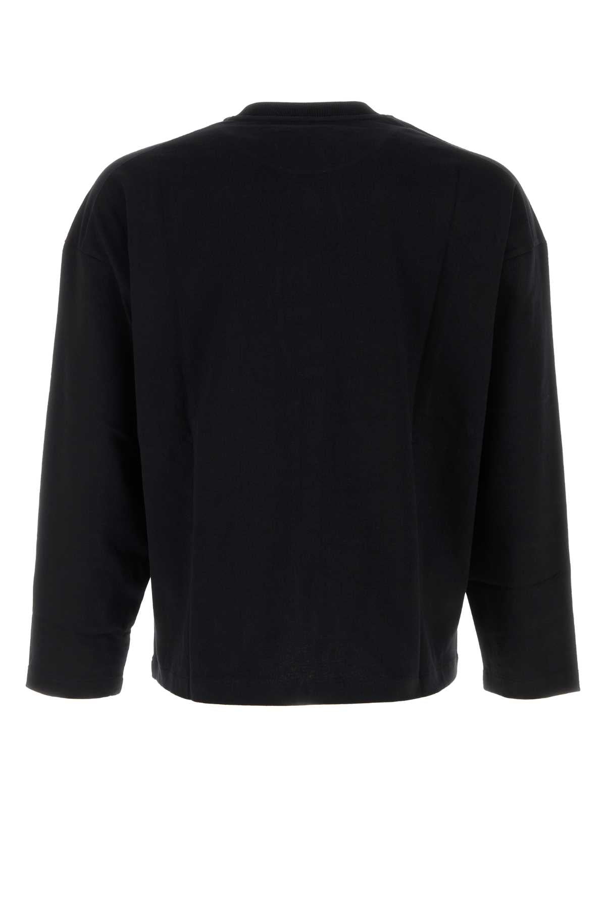 JIL SANDER Essential Black Cotton T-Shirt for Men