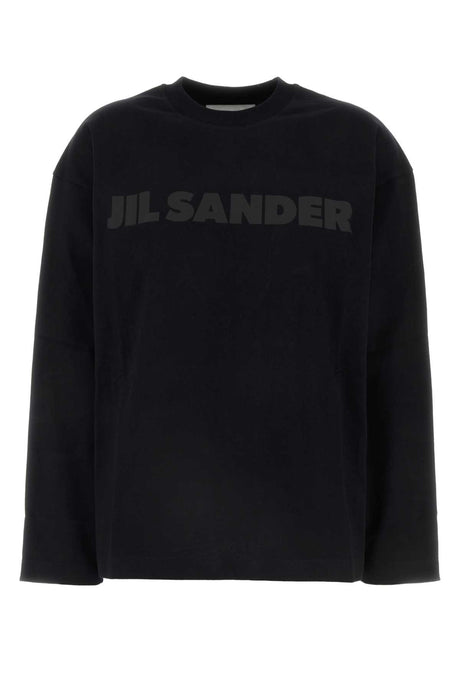 JIL SANDER Classic Black Cotton T-Shirt for Women