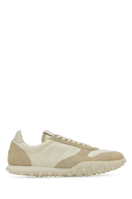 JIL SANDER Two-Tone Fabric and Suede Sneakers for Women