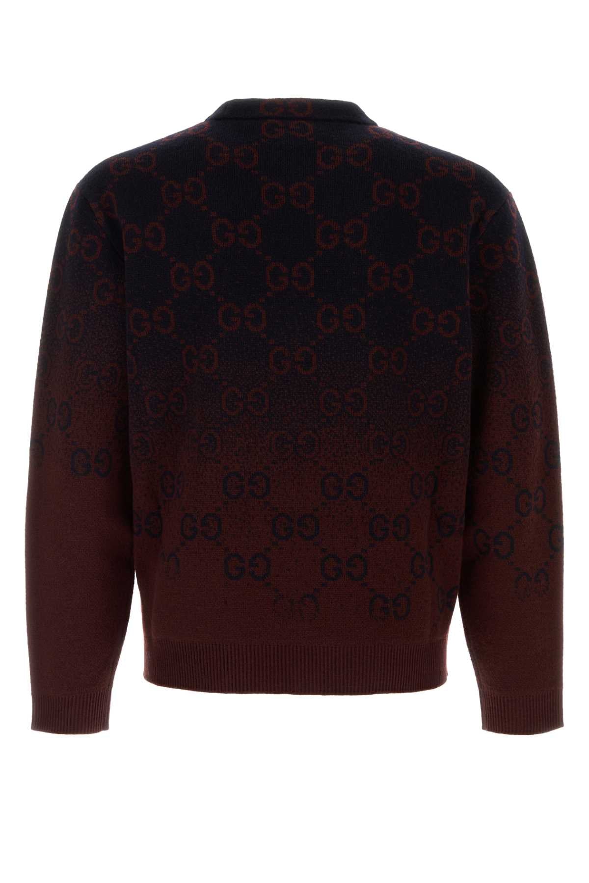 GUCCI Embroidered Wool Sweater for Men