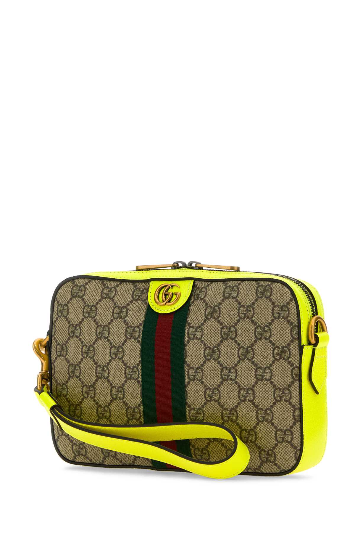 GUCCI Mini GG Supreme Fabric Clutch