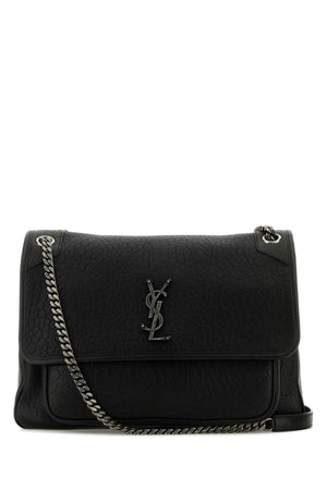 SAINT LAURENT Large Nylon Crossbody Handbag - 47 cm x 34 cm