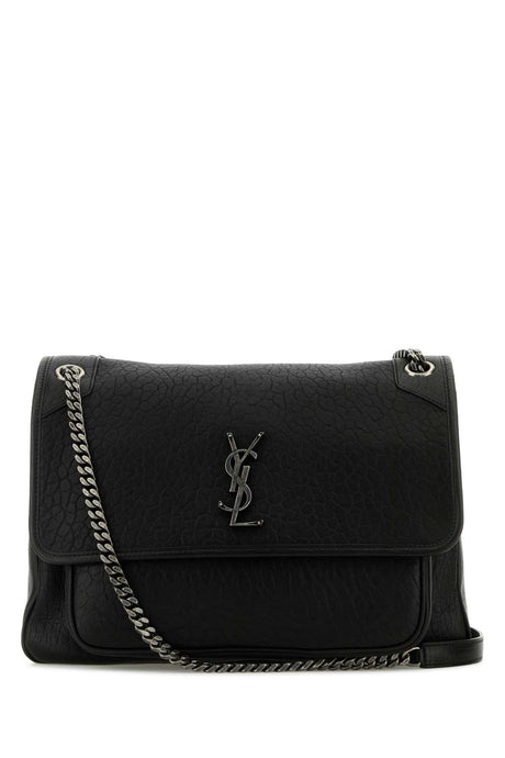 SAINT LAURENT Large Nylon Crossbody Handbag - 47 cm x 34 cm