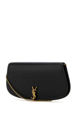 SAINT LAURENT Classic Black Leather Wallet - 20cm x 11cm